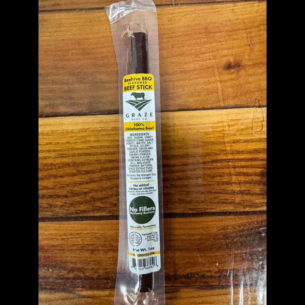 Beehive BBQ Beef Snack Sticks - 12 Pack